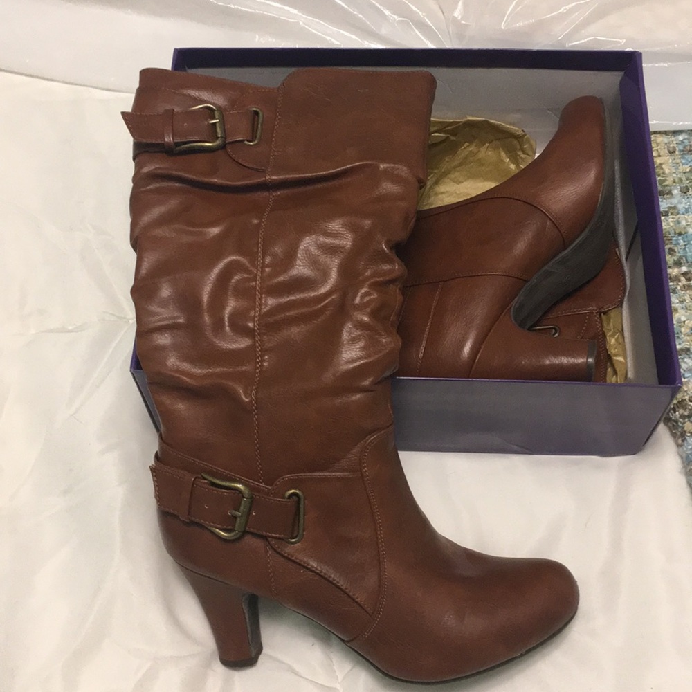 Madden Girl Brown heel boots